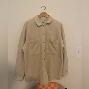 & Other Stories Beige Shacket
